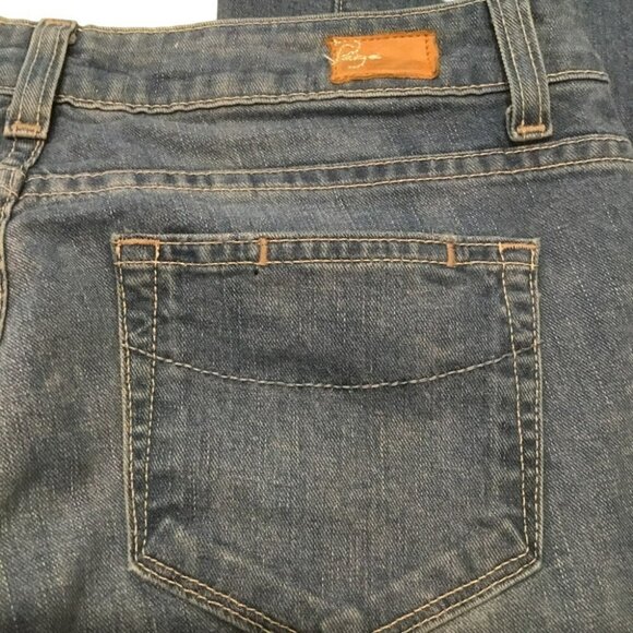Paige Hollywood Hills Bootcut Jeans Premium Denim Womens Size 28 Blue Stretch Co - Picture 5 of 8